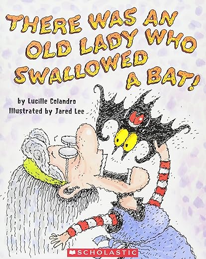 There Was an Old Lady Who Swallowed A Bat! Book Cover